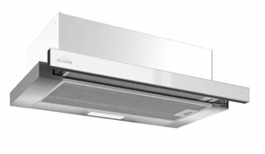 Elikor Интегра Glass 50 Inox/White Glass 8168